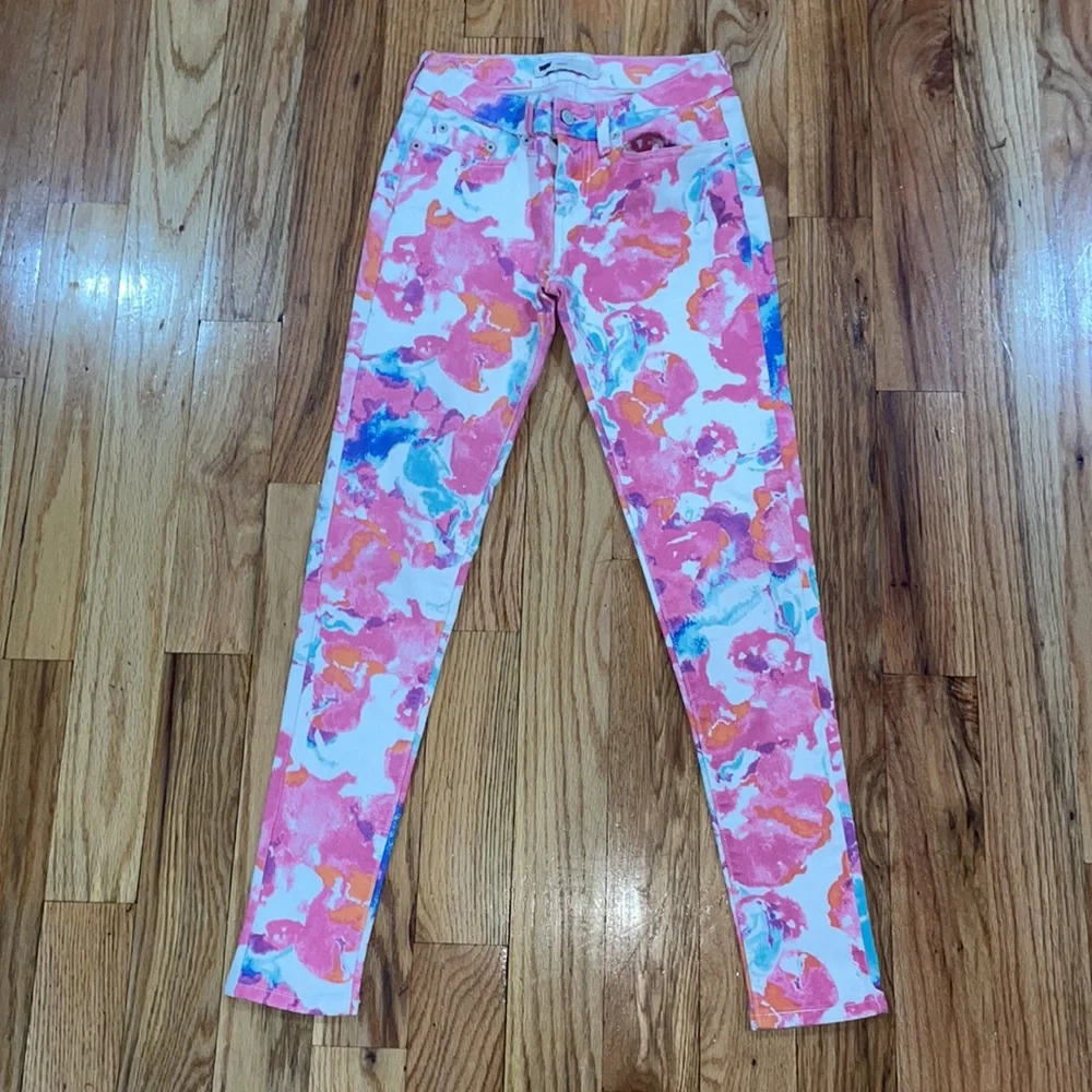 Levi's Floral Jegging Skinny Jean Leggings Size 27